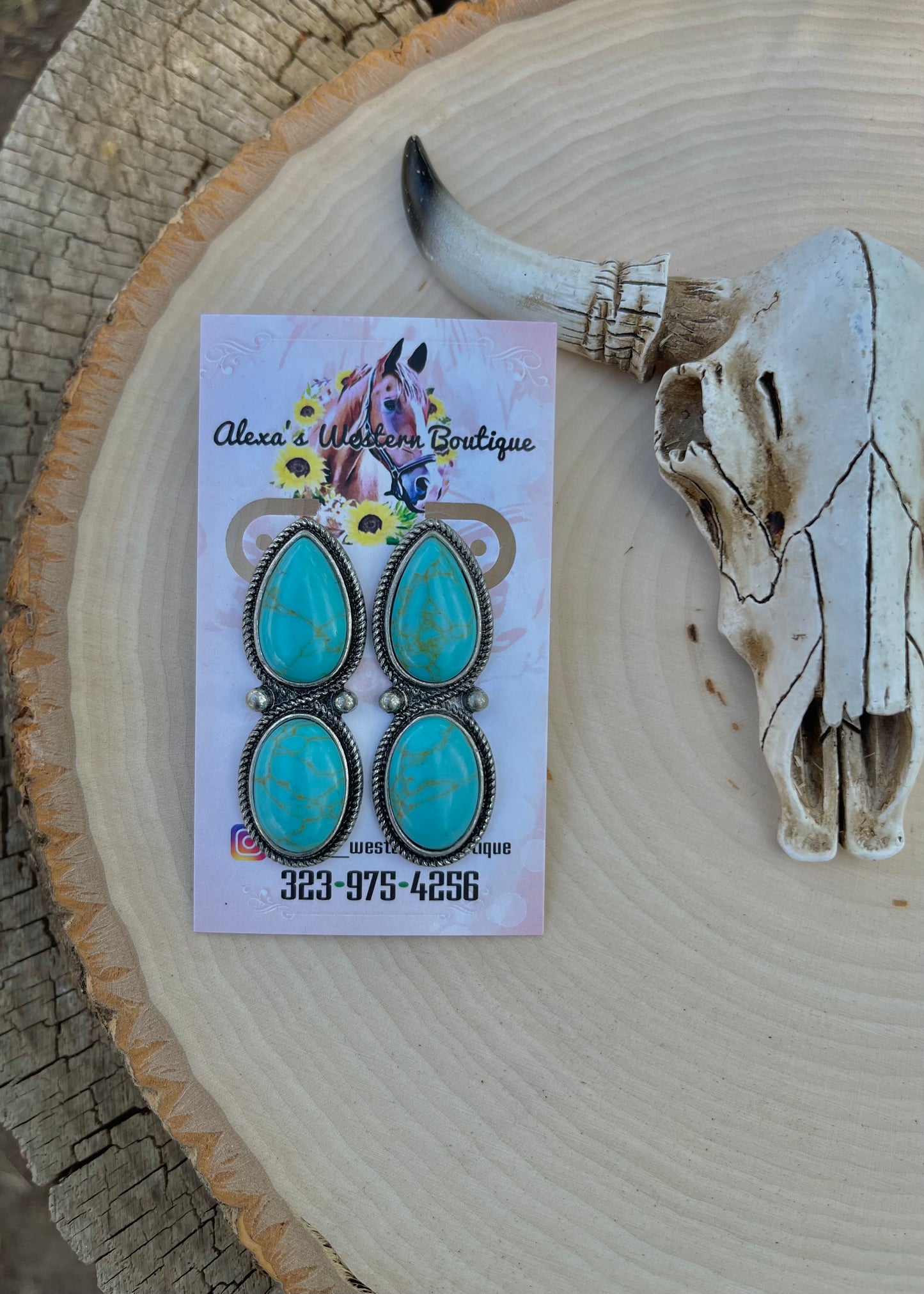 Turquoise stud Earrings